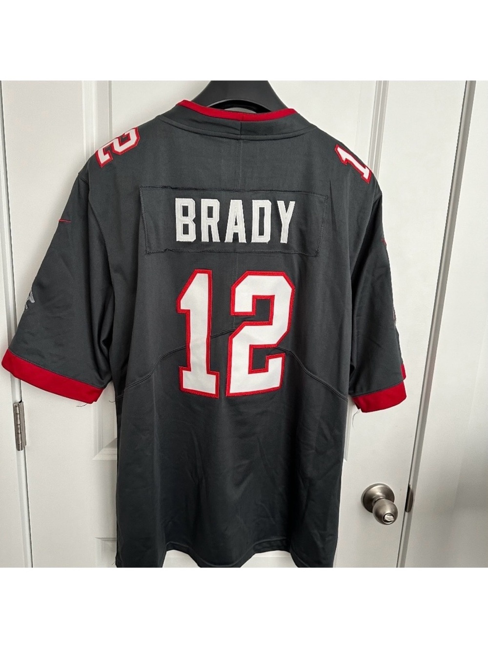 Tom Brady black tampa bay buccaneers Super Bowl jersey #12 embroidered